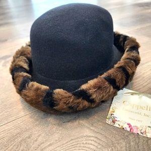 Vintage | CAPELLI STRAWORLD, INC | Wool | Faux Fir Brim | NWT
